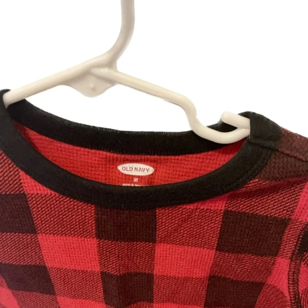 Old Navy Toddler Boys Buffalo Plaid Long Sleeved Shirt